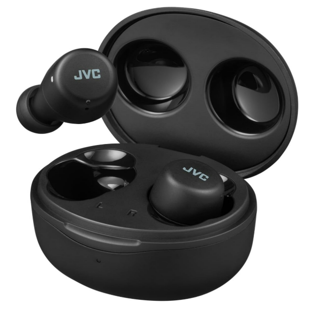 JVCケンウッド JVC HA-A5T-B ワイヤレスイヤホン Bluetooth ブラック カナル型 最大15h再生 生活防水 小型 軽量 音量調節