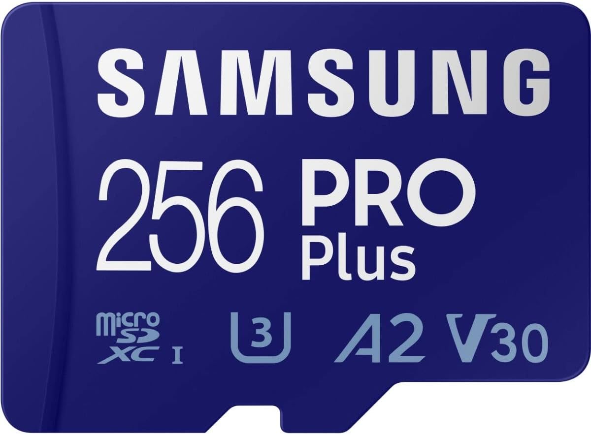 Samsung 256GB micro SD SDXC Class 10 memory card U3 A2 4K Ultra HD upto 160MB/S with Adapter MB-MD256KA/APC