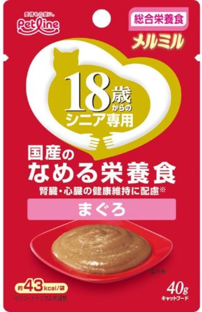 キャネット キャットフード メルミル 18歳から まぐろ 40グラム (x 12) (まとめ買い)