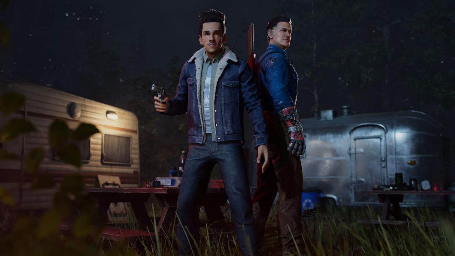 Evil Dead: The Game (死霊のはらわた: ザ・ゲーム) -PS5 【特典】アッシュ・ウィリアムズ: 勇敢な騎士、アッシュ・ウィリアムズ: Sマート制服、アッシュの衣装「サヴィーニスキン(アナザー)」