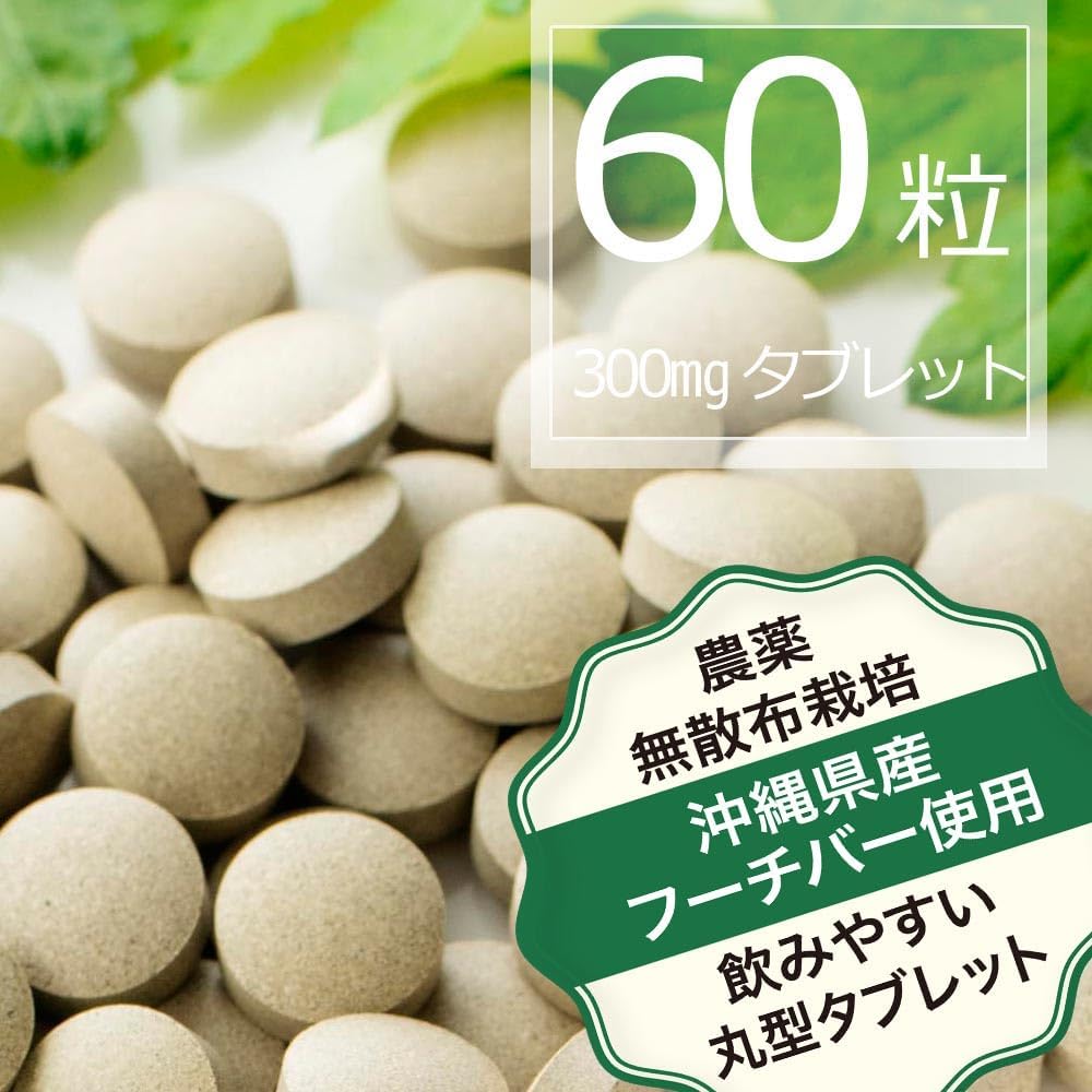 琉球ヨモギ粒 3袋 (60粒×3袋) よもぎ粒 沖縄県産 フーチバー 沖縄にこにこ元気島 ヨモギ サプリメント