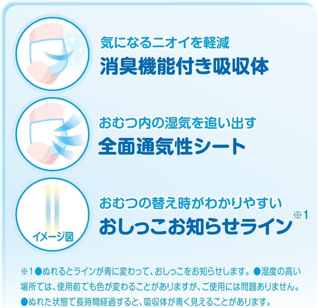 【パンツ Lサイズ】グーン ぐんぐん吸収パンツ(まっさらさら通気) (9~14kg) 58枚 男女共用