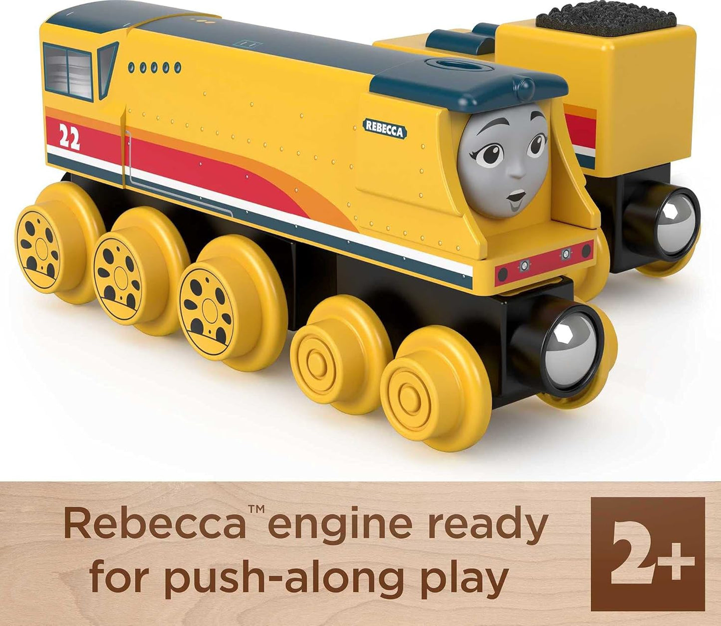 マテル(MATTEL)きかんしゃトーマス 木製レールシリーズ(Thomas) レベッカ 【2才~】 HBK14