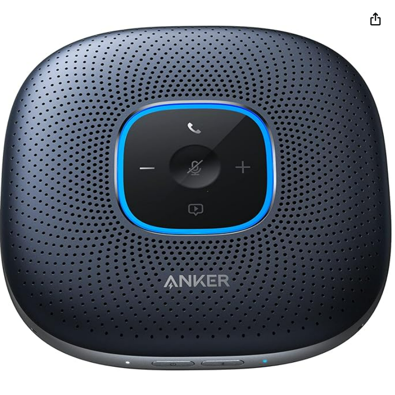 Anker PowerConf スピーカーフォン オンライン会議 テレワーク (ネイビー:メタリック)