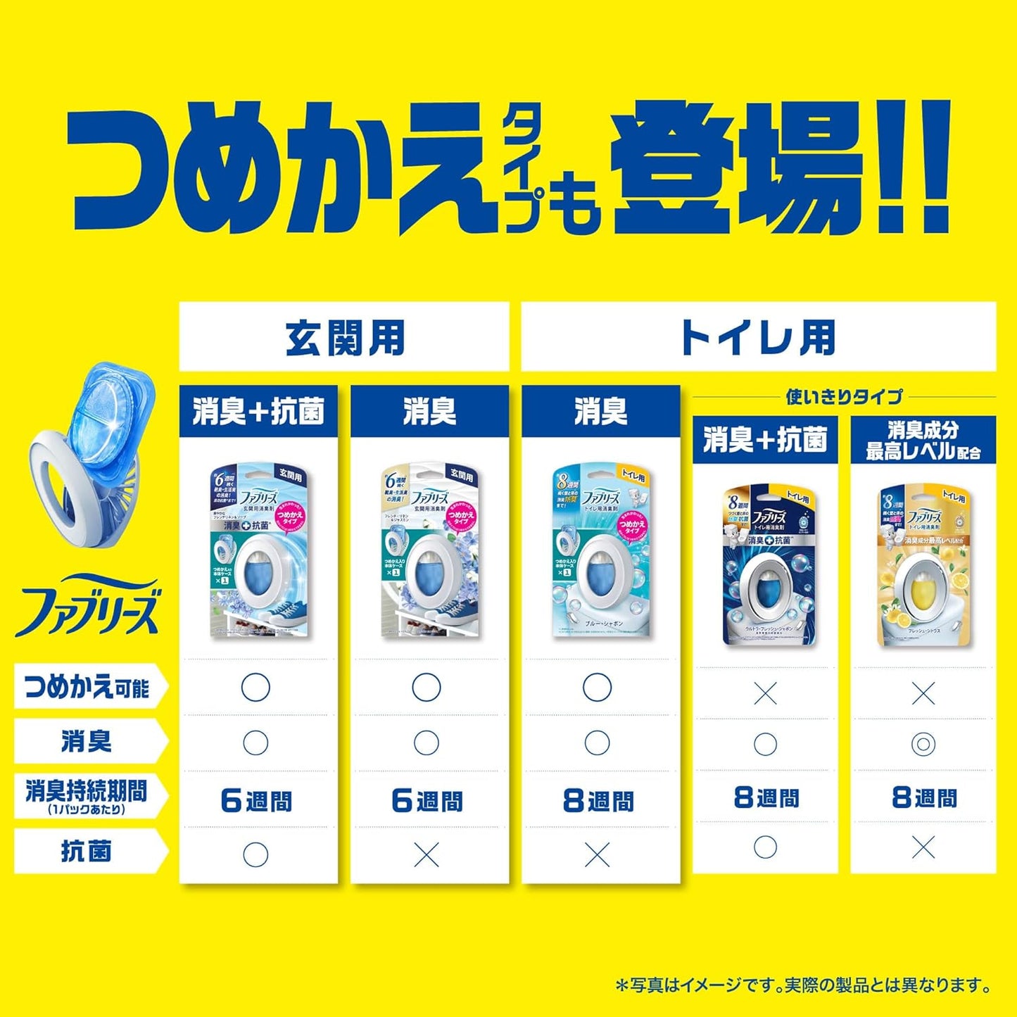 ファブリーズ 消臭芳香剤 トイレ用 クリーン・ラベンダー 詰め替え入り本体ケース 6.3mL