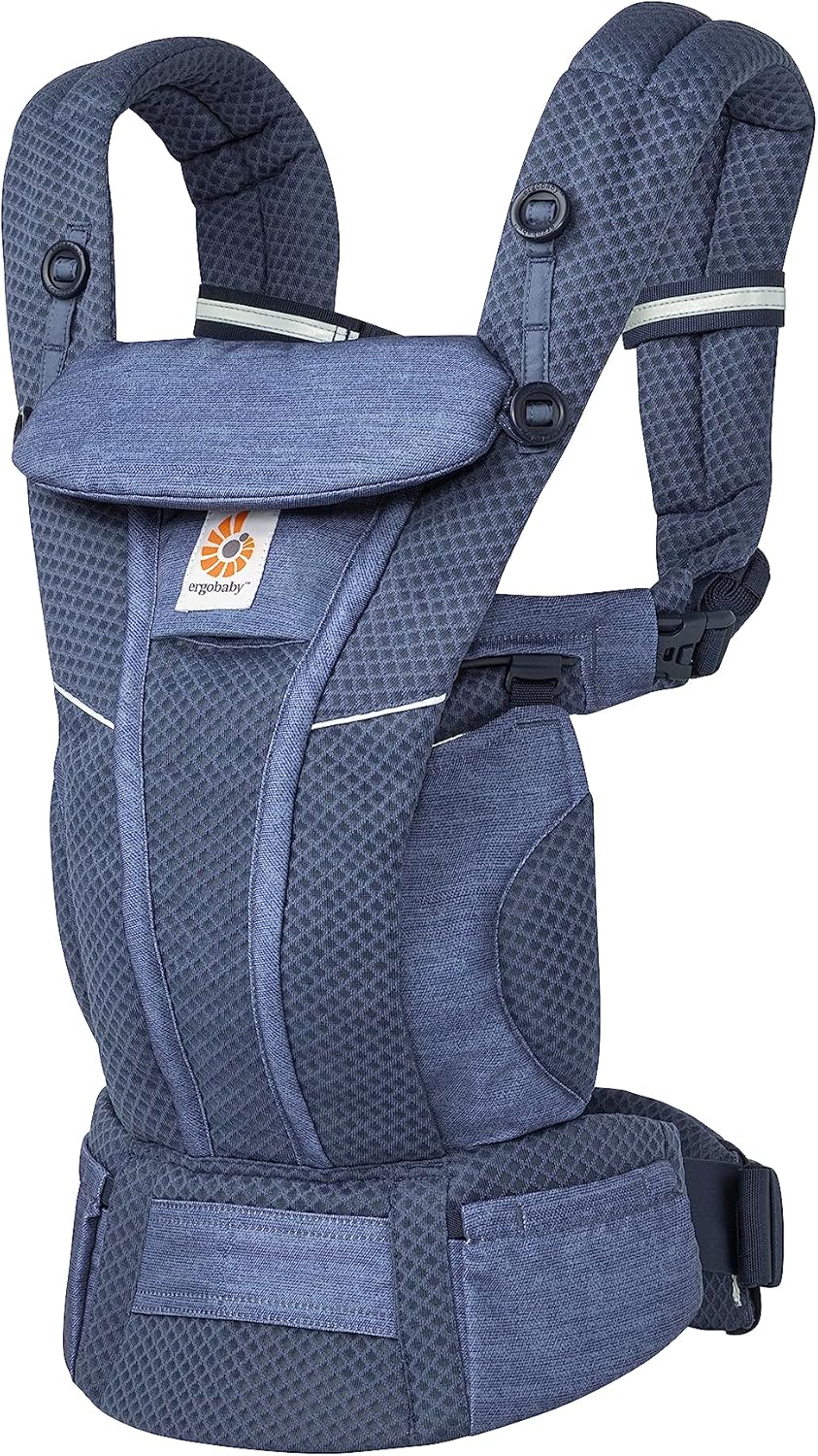 Ergobaby(エルゴベビー) 抱っこひも OMNI Breeze ヘザードデニムブルー 0ヶ月から36ヶ月 メッシュ素材 通気性 日本限定 CREGBCZ360PHTRDNM