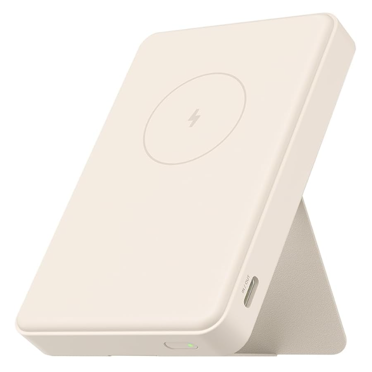 Xiaomi Magnetic Power Bank 6000mAh MagSafe対応モバイルバッテリー Qi2.0認証 / PSE技術基準適合/安全回路保護 マグネット式 ワイヤレス充電 出力(15W)/USB-C入出力 折りたたみ式スタンド iPhone 16 / 15 / 14 / 13 シリーズ専用