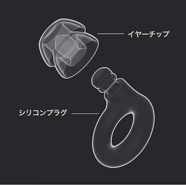 Loop Quiet 2 Plus 耳栓 Double Tips が付属した– 睡眠、集中、移動、騒音過敏に適した超快適かつ再利用可能な耳栓 | フレキシブルな聴覚保護具 | SNR値24dBのノイズリダクション に3dBのDouble Tipsが付属