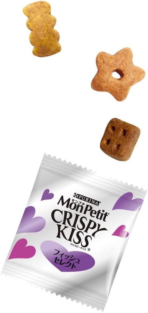 【パッケージ訳あり】モンプチ クリスピーキッス 猫用おやつ バラエティパック リッチセレクト (ターキー&チキンセレクト・ツナ&サーモンセレクト・フィッシュセレクト