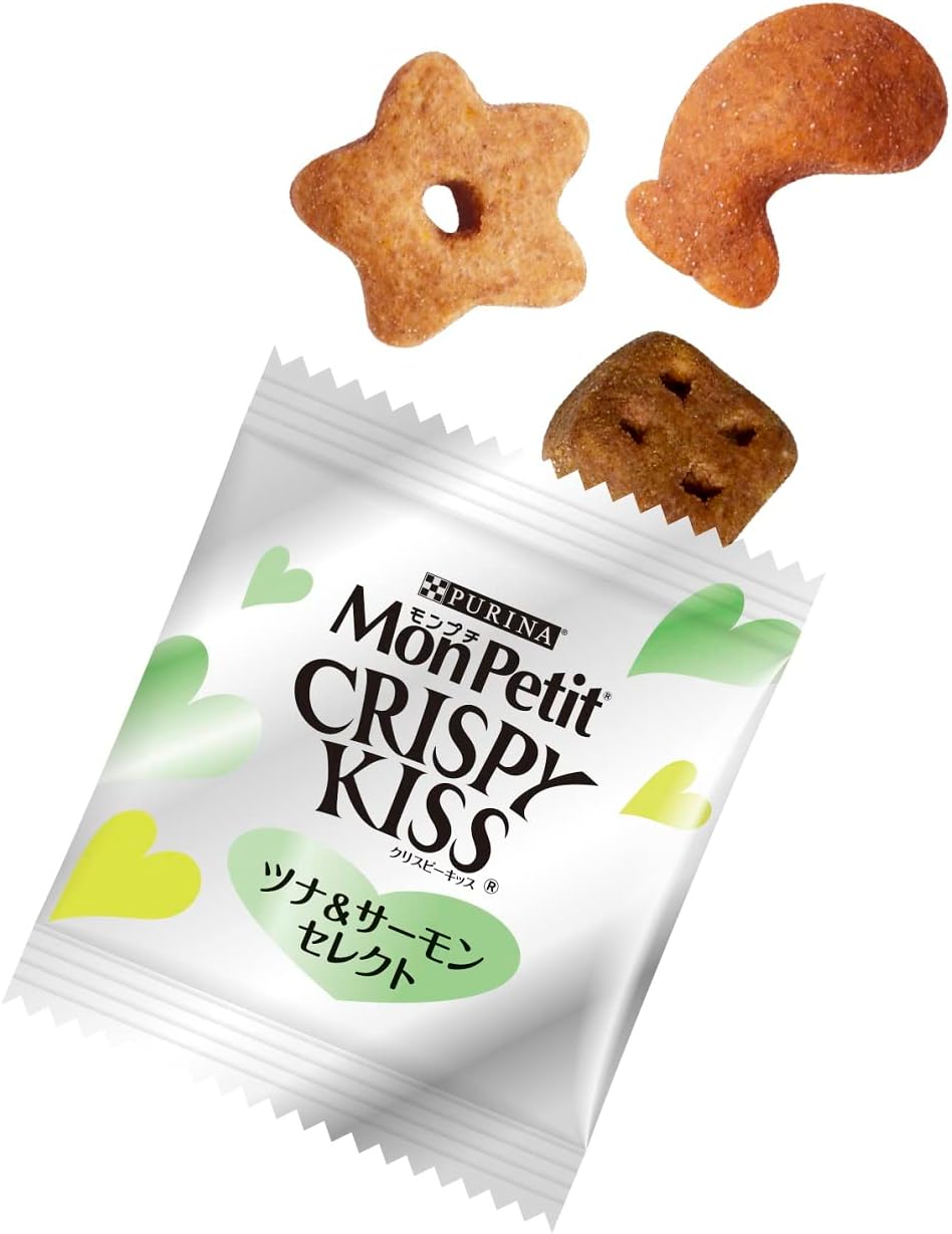 【パッケージ訳あり】モンプチ クリスピーキッス 猫用おやつ バラエティパック リッチセレクト (ターキー&チキンセレクト・ツナ&サーモンセレクト・フィッシュセレクト