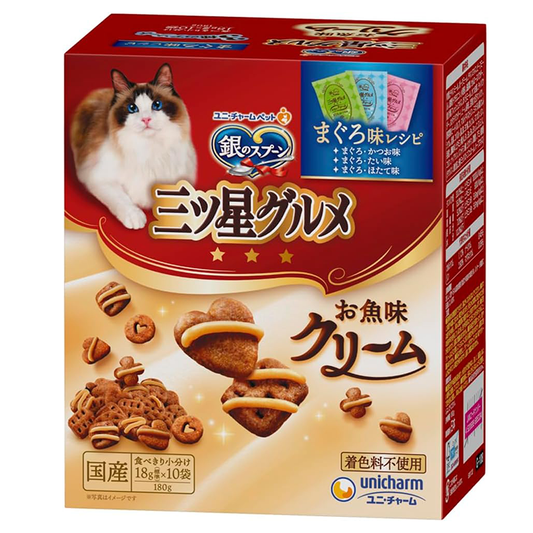 銀のスプーン 三ツ星グルメ お魚味クリーム まぐろ味レシピ3種のアソート 180g