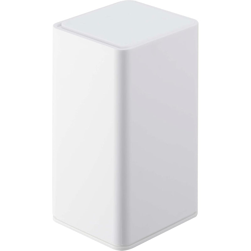 山崎実業(Yamazaki) ロール型 ウェットティッシュケース ホワイト 約W8×D9×H17cm タワー tower 密閉 保湿 シリコンキャップ 6502