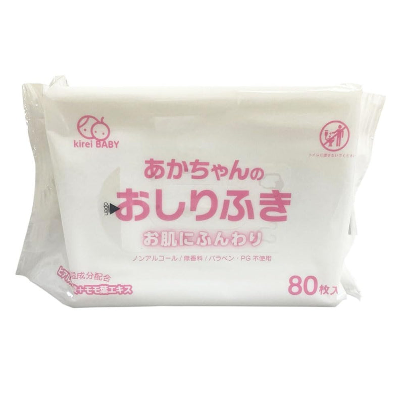 大一紙工 赤ちゃんのおしりふき 80枚×12パック(960枚) ノンアルコール 無香料 水分たっぷり99％