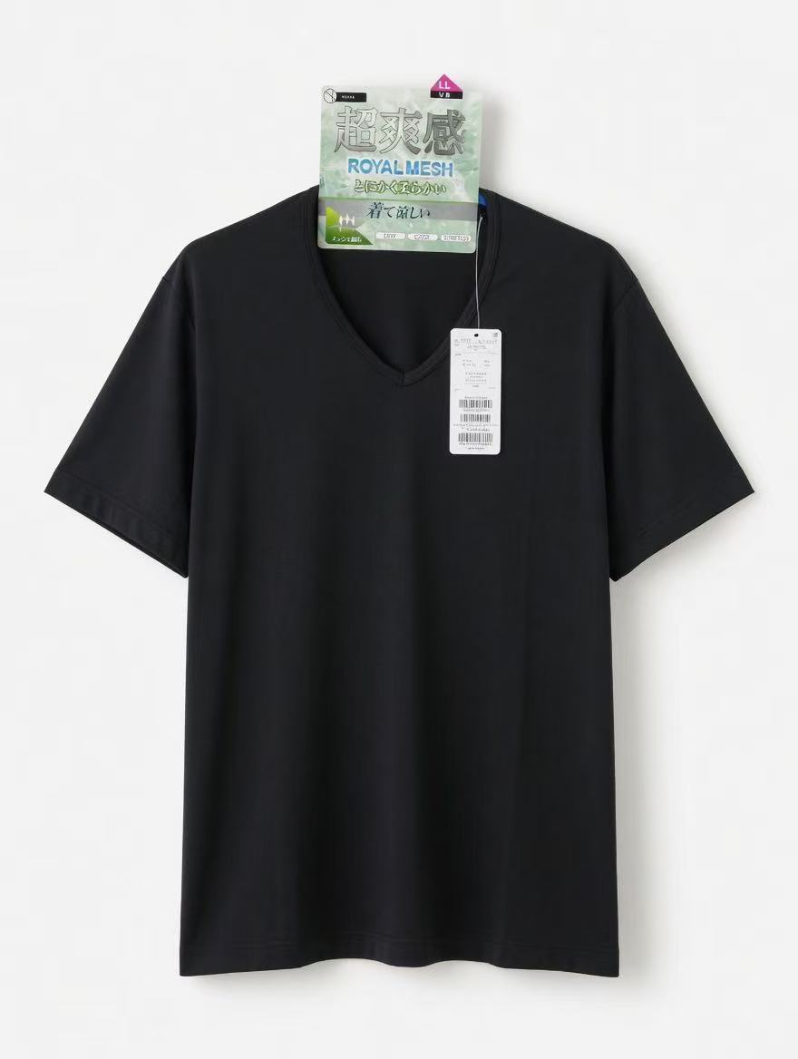Tシャツ M/L/LLサイズ メッシュ素材 超冷感・ひんやり涼しい生地