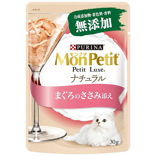 モンプチ プチリュクスパウチ ナチュラル まぐろのささみ添え 30gx12袋