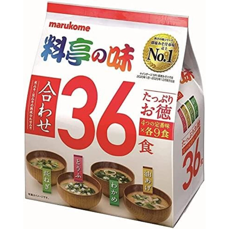 賞味期限2026.10 マルコメ たっぷりお徳料亭の味36食