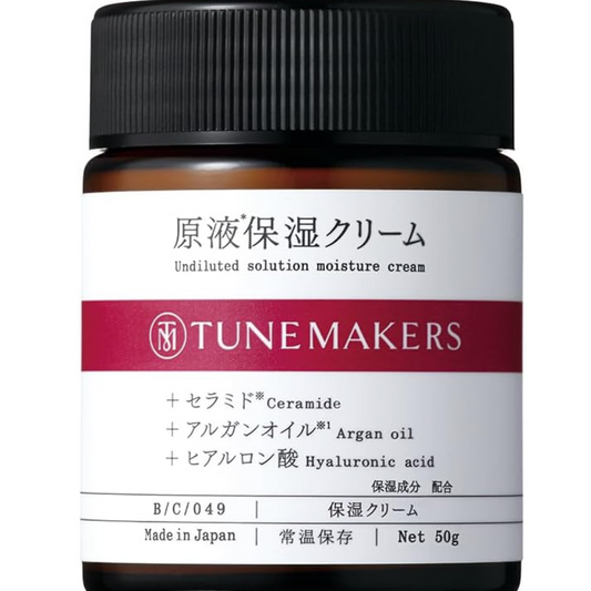 顔用保湿クリーム 原液保湿クリーム 50g TUNEMAKERS(チューンメーカーズ) セラミドクリーム アルガンオイル ヒアルロン酸 乾燥肌 敏感肌