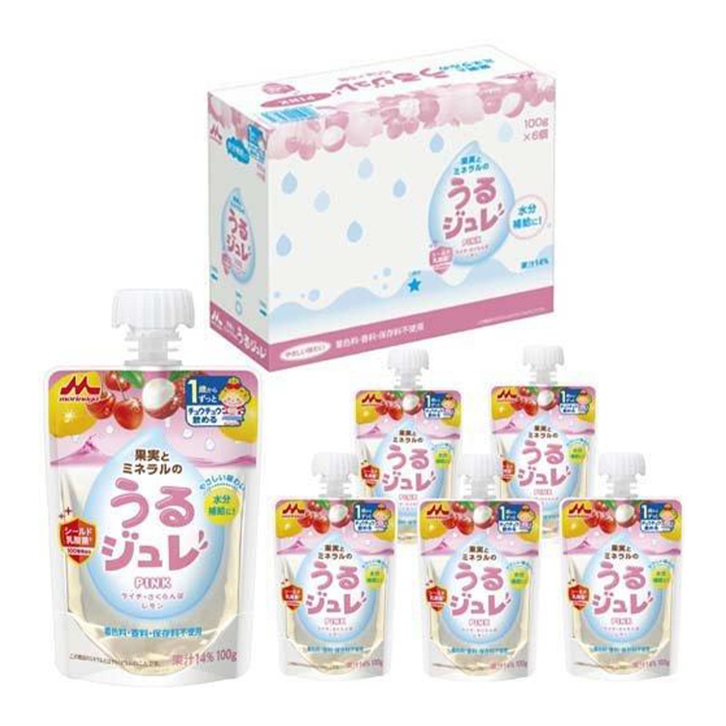 果実とミネラルのうるジュレ PINK ( 100g*6個入 )/ やさいジュレ