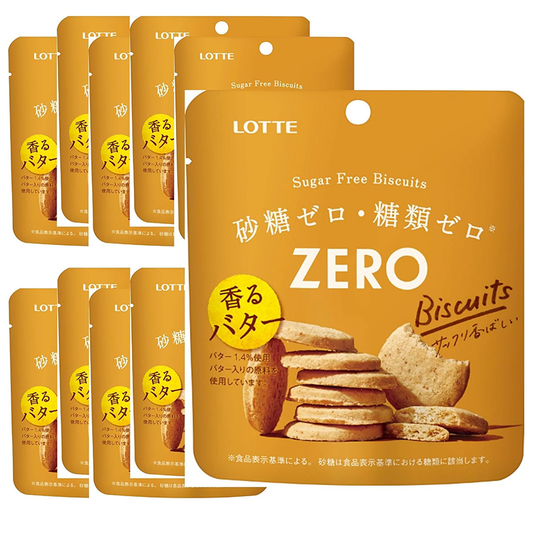 ロッテ ゼロ シュガーフリービスケット 26g×10個