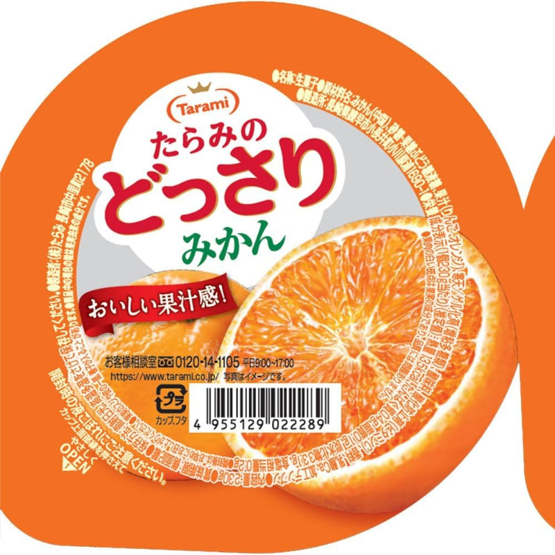 【賞味期限：2027.1.5】たらみ たらみのどっさり みかん 230g×6個