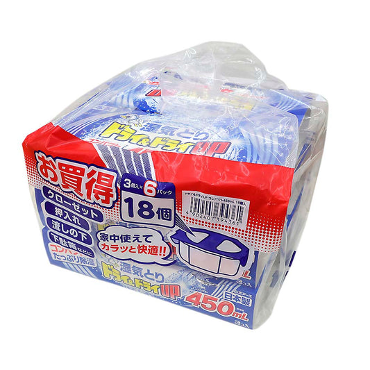 ドライ&ドライUP 450ｍL 18個入 除湿剤