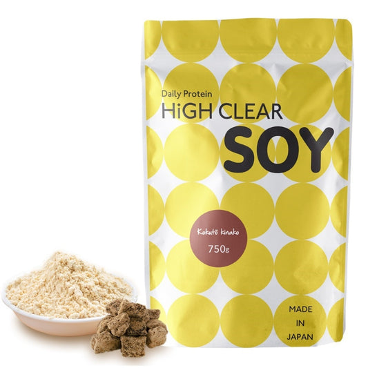 ソイプロテイン 100 ステビア 黒糖きなこ味 750g HIGH CLEAR