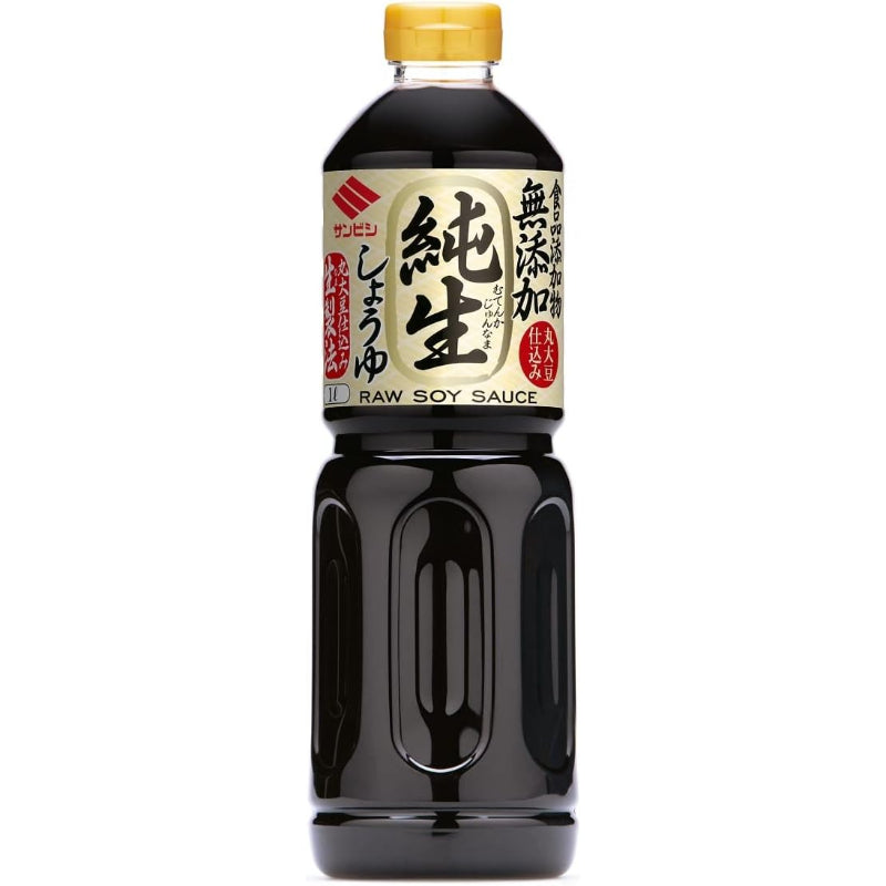 【外箱傷あり】【賞味期限：2027.7.30】サンビシ 純生しょうゆ 1L