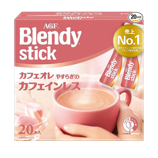 AGF(エージーエフ) ブレンディ スティック カフェオレ やすらぎのカフェインレス 20本 【 カフェインレスコーヒー 】【 スティックコーヒー 】