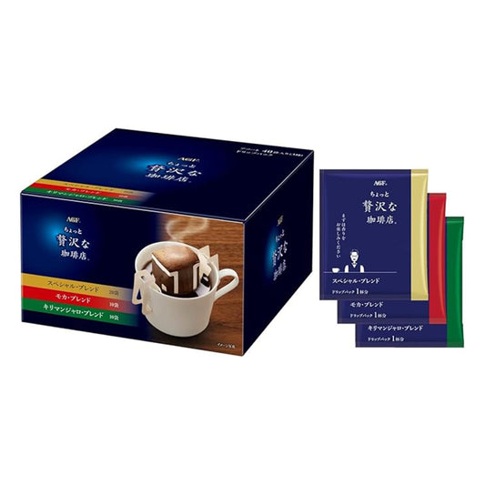 [Packaging Defective] AGF A Little Luxury Coffee Shop Regular Coffee Drip Pack Assortment 40 Bags [Drip Coffee] [Small Gift] [Assortment] [For Gifts]