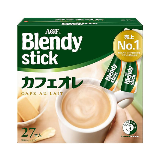 [Package Defective] AGF Blendy Stick Cafe au Lait [Stick Coffee] 27 pieces (x 1)