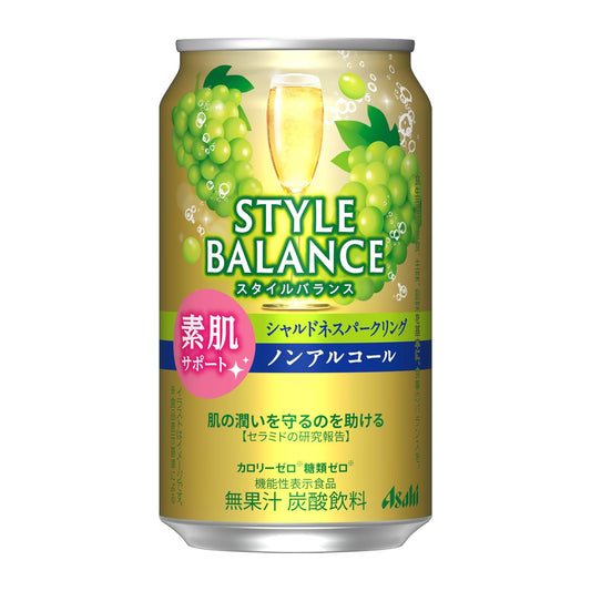 【パッケージ訳あり】アサヒ スタイルバランス 素肌サポート シャルドネスパークリング [機能性表示食品] [ ノンアルコール 350ml×24本 ]