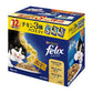 [Packaging Defective] Felix Pouch Adult Cat Chicken Variety 3 Types 50g x 12 Bags