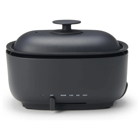 無印良品 深型ホットプレート 黒 MJ-HPFK2 LA1PJA3A