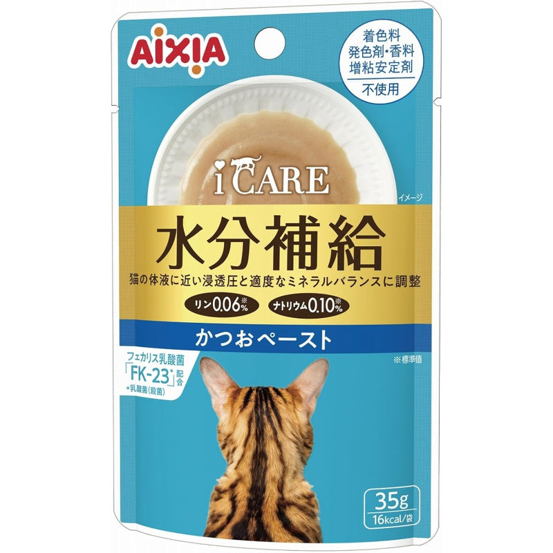 【訳あり】【賞味期限：2027.12.1】i CARE アイケア 水分補給 かつおペースト 35g 12個入り