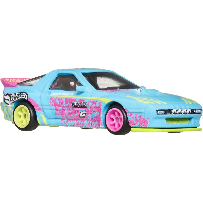 ホットウィール(Hot Wheels) カーカルチャー シルエット マツダ RX-7 FC パンデム 乗り物おもちゃ ミニカー 3歳から ブルー JBK60