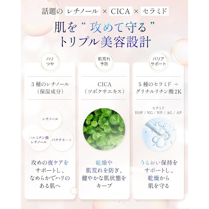 SPARTA＆ME ニードルセラム 針美容液 日本製 男女兼用 目元 たるみ メンズ 30ml レチノール CICA セラミド バクチオール ニードル 美容液 目元ケア スパルタンミー