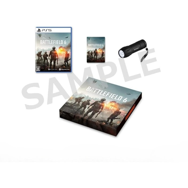 Battlefield™ 6（バトルフィールド6） 【予約特典】DLC「トゥームストーンパック」 同梱オリジナルBOX入り ＆ 記念カード & LEDライト 同梱 - PS5