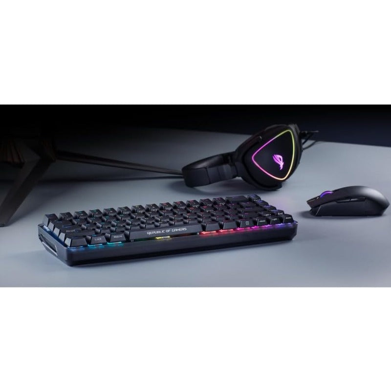 【箱に訳あり】ASUS ゲーミングキーボードROG Falchion NX メカニカル ワイヤレス 65%レイアウト ROG NXスイッチ FPS US配列 バッテリー 最大450時間 RGBライティング 国内正規品