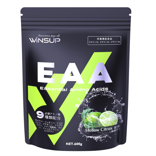 WinsUp EAA 600g ［シトラス味］ 栄養機能食品 ベータアラニン 9種の必須アミノ酸 国内製造 (Mellow Citrus, 600g)
