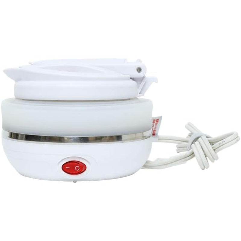 折りたためる電気ケトル ホワイト 800ml 2-3人用 MBE-TK03/WH