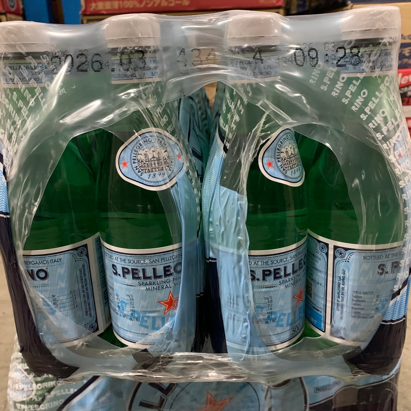 サンペレグリノ (S.PELLEGRINO) 炭酸水 PET 500ml [直輸入品] × 24本
