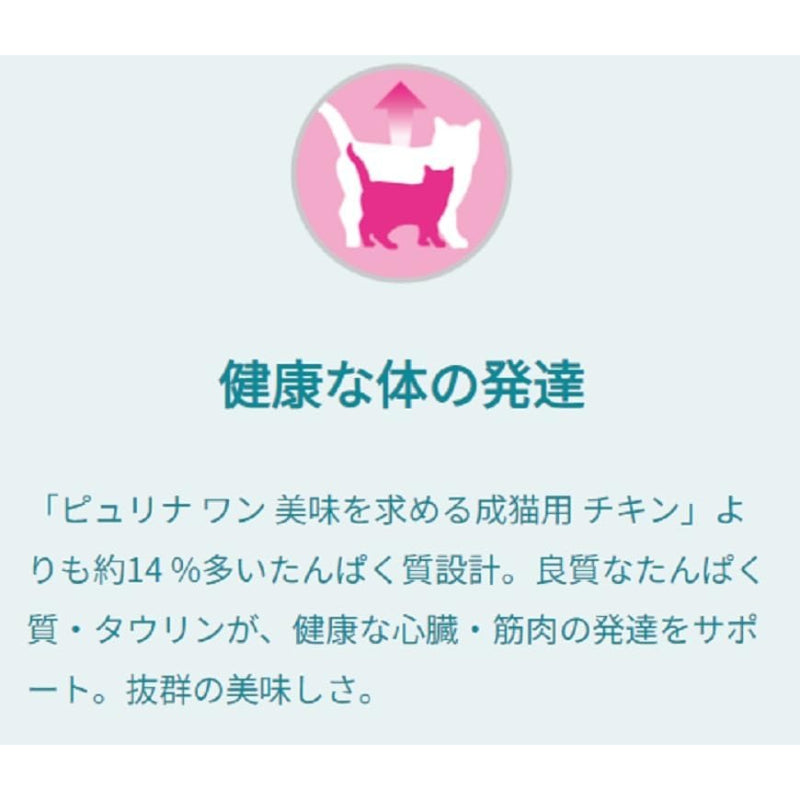 【賞味期限：2026.07.31】ピュリナワン キャットフード ドライ 1歳までの子ねこ用/妊娠・授乳期の母猫用 チキン 4.4kg(440g×10袋入)