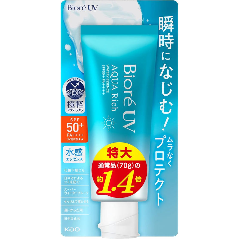Bioré ビオレUV アクアリッチ ウォータリーエッセンス 100g 日焼け止め SPF50