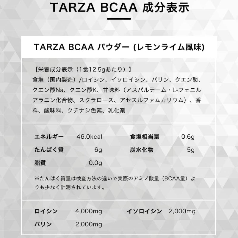 【賞味期限:2026年11月 】TARZA（ターザ） BCAA 8000mg アミノ酸 クエン酸 パウダー レモンライム風味 国産 1kg