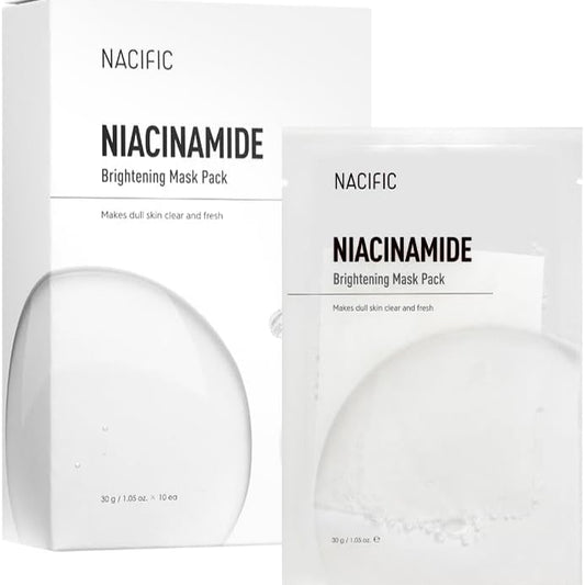 【 ナシフィック】 NA マスクパック (10枚入り) #肌トーンケア #美肌 #ヒノキ＃保湿 #水分補給 #竹由来のセルロール生地