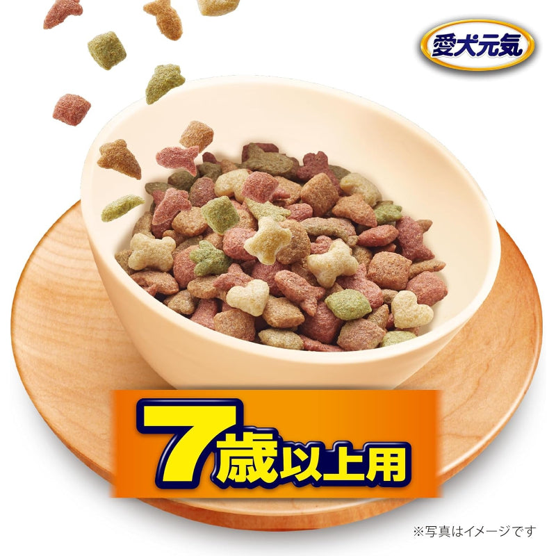 賞味期限 2027.5 愛犬元気 7歳以上用 ビーフ・緑黄色野菜・小魚入り 6kg