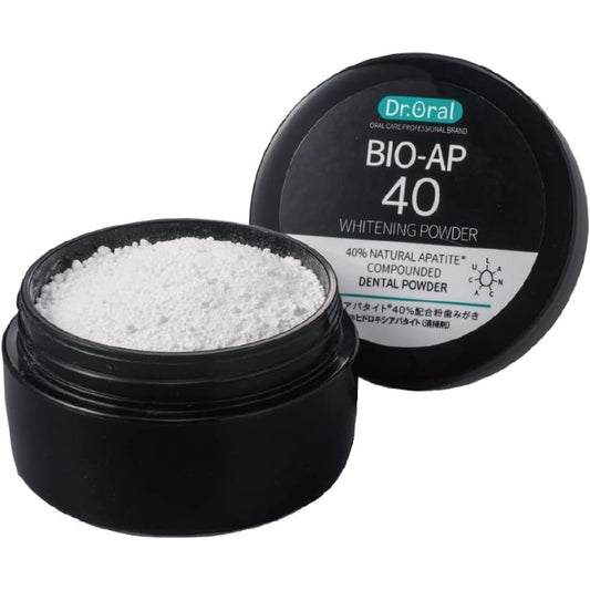 ドクターオーラル (Dr.Oral) ホワイトニングパウダー 卵殻アパタイト40% ホワイトニング歯垢黄ばみ口臭オフ ミント 26g