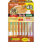 チャオ (CIAO) 焼かつおディナーちゅ~る バラエティ 14g×40本 猫用おやつ BOX