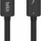 Belkin USB-Cケーブル Thunderbolt 4/USB4 100W 40Gbps高速データ転送 8K対応 iPhone 15/MacBook/iPad Pro/iMac/Windows対応 インテル認証 USB-IF認証 1m ブラック INZ003bt1MBK