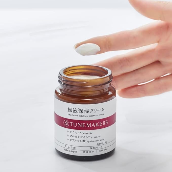 顔用保湿クリーム 原液保湿クリーム 50g TUNEMAKERS(チューンメーカーズ) セラミドクリーム アルガンオイル ヒアルロン酸 乾燥肌 敏感肌